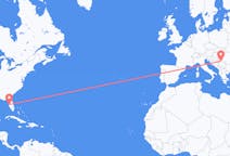 Flyreiser fra Tampa, til Beograd