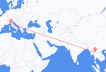 Flyreiser fra Chiang Mai, til Pisa