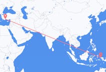 Flights from Sorong, Indonesia to Antalya, Turkey
