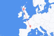 Flyreiser fra Rodez, Frankrike til Glasgow, Skottland
