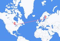 Flights from Ironwood, the United States to Helsinki, Finland