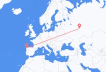 Flights from Cheboksary, Russia to Santiago de Compostela, Spain