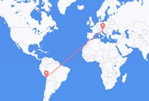 Flights from Arica, Chile to Klagenfurt, Austria