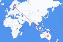Flyreiser fra Broken Hill, Australia til Helsingfors, Finland
