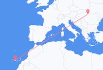 Flyreiser fra Satu Mare, Romania til Tenerife, Spania