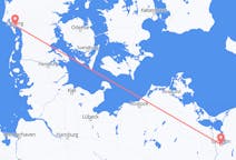 Flights from Esbjerg, Denmark to Szczecin, Poland