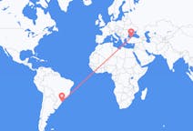 Flyreiser fra Florianópolis, Brasil til Zonguldak, Tyrkia