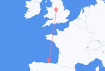 Flights from Santander, Spain to Birmingham, England