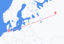 Fly fra Syktyvkar til Hamburg