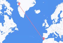 Flyreiser fra Casablanca, Marokko til Ilulissat, Grønland