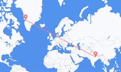 Flights from Varanasi, India to Ilulissat, Greenland