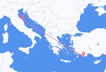 Flights from Kastellorizo, Greece to Ancona, Italy