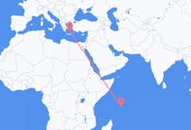 Flyrejser fra Mahé (Indien), Seychellerne til Santorini, Grækenland