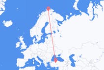 Flyrejser fra Lakselv, Norge til Ankara, Tyrkiet