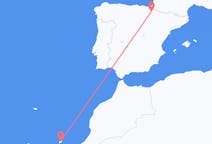 Vluchten van Pamplona naar Lanzarote