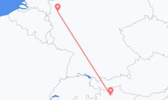 Fly fra Bolzano til Düsseldorf