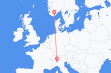 Flyrejser fra Kristiansand til Milano