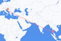 Flights from Trang, Thailand to Split, Croatia