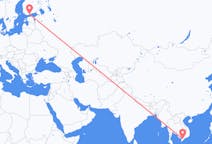 Flyreiser fra Kan Tho, Vietnam til Helsingfors, Finland