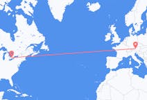 Flights from London, Canada to Salzburg, Austria