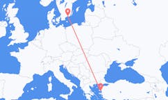 Flyg från Ronneby till Mytilene