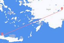 Flights from Isparta, Turkey to Chania, Greece