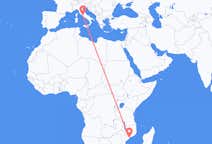 Vols de Quelimane, le Mozambique pour Rome, Italie