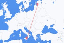 เที่ยวบิน จาก Riga, ลัตเวีย ไปยัง Comiso, อิตาลี