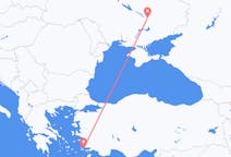 Fly fra Dnipro til Kos