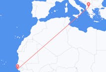 Flyg från Cap Skiring, Senegal till Ohrid, Nordmakedonien