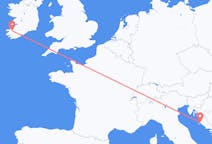 Flyg från Zadar, Kroatien till Killorglin, Irland