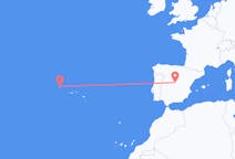 Flights from Corvo Island, Portugal to Madrid, Spain