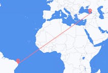 Flights from João Pessoa, Paraíba, Brazil to Trabzon, Turkey
