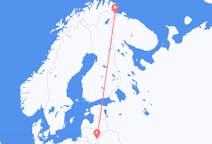 Flüge von Kirkenes, nach Vilnius