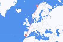 Flights from Tangier, Morocco to Bodø, Norway