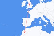 Flyreiser fra Quarzazate, Marokko til Birmingham, England