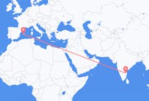 Flyrejser fra Tirupati, Indien til Palma de Mallorca, Spanien