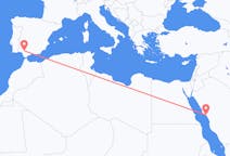 Flüge von Janbu, Saudi-Arabien nach Sevilla, Spanien