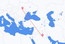 Flyrejser fra Rafha, Saudi-Arabien til Suceava, Rumænien