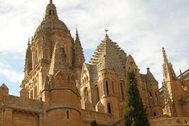 Salamanca isoilla kirjaimilla, monumentaalinen, historiallis-taiteellinen. kaksikielinen