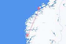 Flights from Bergen to Kristiansund
