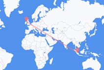 Flüge von Jambi-Stadt, Indonesien nach Belfast, Nordirland