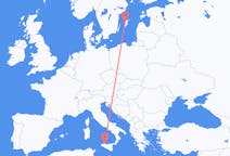 Flyrejser fra Visby, Sverige til Palermo, Italien