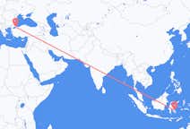 Flyg från Kendari, Indonesien till Istanbul, Turkiet