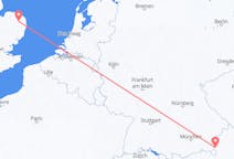 Flyreiser fra Norwich, England til Salzburg, Østerrike