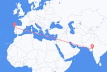 出发地 印度出发地 艾哈迈达巴德目的地 西班牙維戈的航班