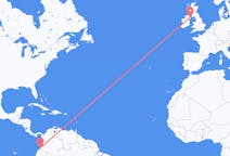 Flyreiser fra Tumaco, Colombia til Belfast, Nord-Irland