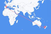 Flyg från Komani, Nya Zeeland till Murcia, Spanien