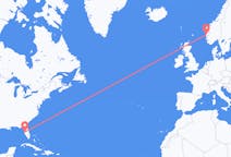Flyrejser fra Tampa til Bergen