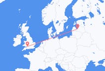 Flyreiser fra Bristol, England til Riga, Latvia